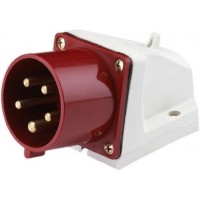 Вилка 515 стац.3р+PЕ+N 16А 380В IP 44