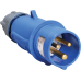 Вилка 013 2Р+PЕ 16А 220В IP44