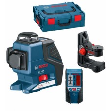 Лазерный нивелир BOSCH GLL 3-80 P Professional + BM1 (новый) + LR2 + L-Boxx
