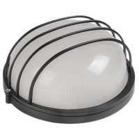 Светильник НПП1306 черный/круг сетка 60Вт IP54  ИЭК