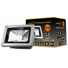Светодиодный прожектор LEDSTAR 10W, 650lm, 6500К холодный белый, 120º, IP65, TL12100