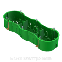 Коробка КМ40024 уст. 3 мест. d212х70x45 для пол. ст.( с сам)