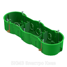 Коробка КМ40024 уст. 3 мест. d212х70x45 для пол. ст.( с сам)