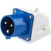 Вилка 523 стац.2Р+РЕ 32А 220В IP44