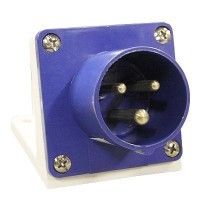 Вилка 513 стац.2р+PЕ 16А 220В IP 44