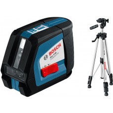 Лазерный нивелир BOSCH GLL 2-50 Professional + BT 150 + вкладка под L-Boxx